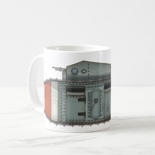 Mug Char Mark 1 britannique (Devant gauche)
