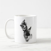 Mug Charbon berger allemand 2 (Gauche)