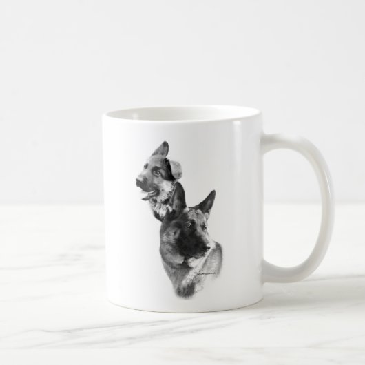 Mug Charbon berger allemand 2 (Droite)