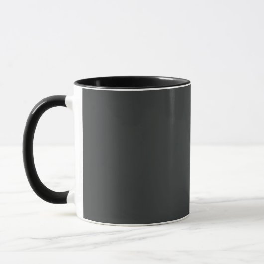 Mug Charbon (couleur solide)  (Gauche)