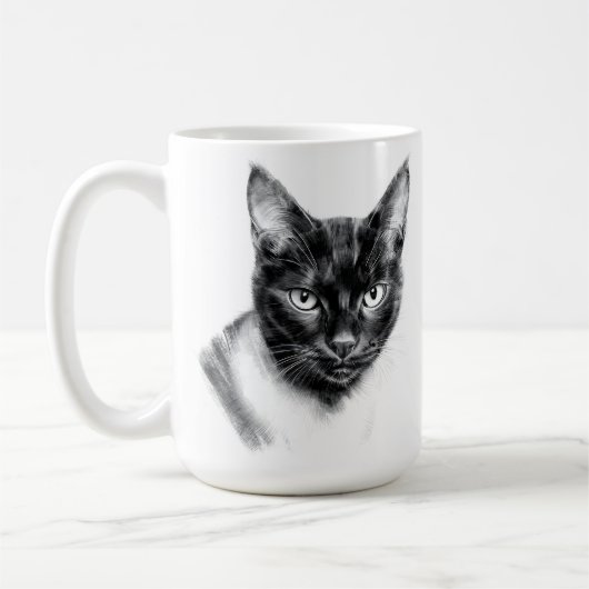 Mug Charbon de Chat (Gauche)