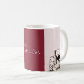 Mug Charcuterie & Vin 50e Anniversaire Fête Blush (Devant droit)