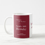 Mug Charcuterie & Vin Fête des 50 ans (Gauche)