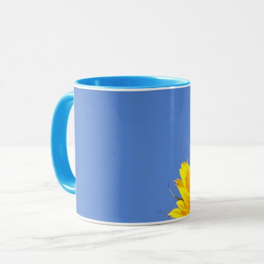 Mug Chardonneret américain sur le tournesol (Devant gauche)