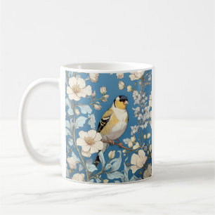 Mug Chardonneret jaune inspiré de William Morris