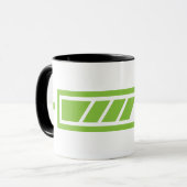 Mug Chargé - électrique hybride solaire de batterie (Devant gauche)