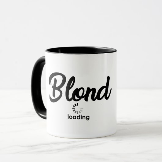 MUG CHARGEMENT BLOND (Devant gauche)
