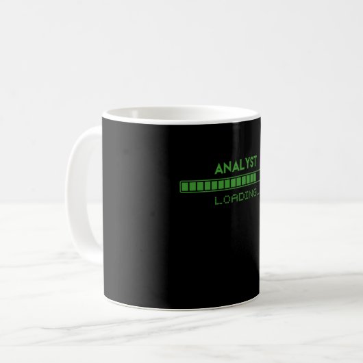 Mug Chargement d'analyste (Devant gauche)