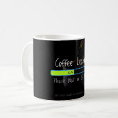 Mug Chargement de café - attendez svp (Devant gauche)