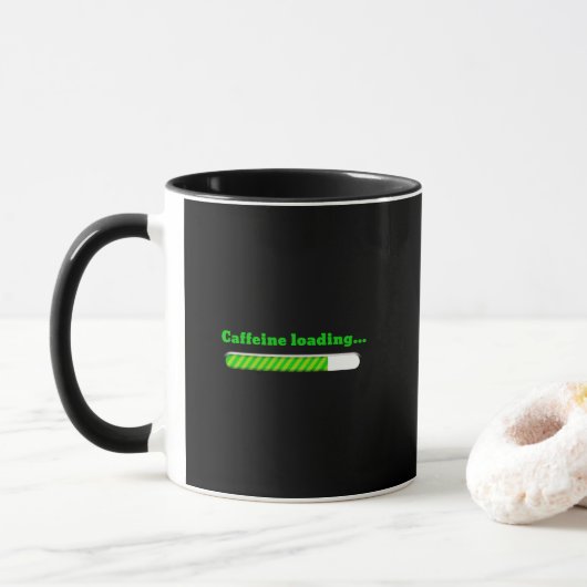 Mug Chargement de caféine (Avec donut)