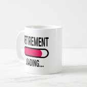 Mug Chargement de la retraite (Devant gauche)
