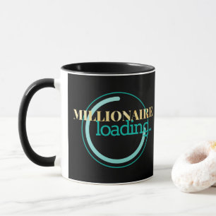 Mug Chargement de millionnaire de motivation