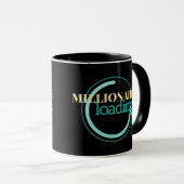 Mug Chargement de millionnaire de motivation (Devant droit)
