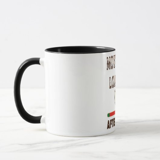 Mug Chargement de motivation... après le café (Gauche)