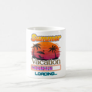 Mug Chargement de vacances Plage de coucher de soleil