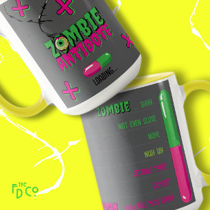 Mug Chargement de Zombie Antidote... Amusant