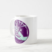 Mug Chargement des cristaux d'améthyste (Devant gauche)