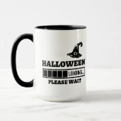 Mug Chargement d'Halloween s'il vous plaît patienter t (Gauche)