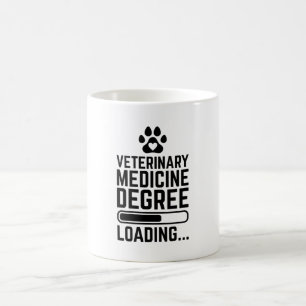 Mug Chargement d'un diplôme de médecine vétérinaire