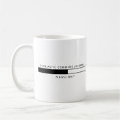 Mug Chargement sarcastique de commentaire (Gauche)