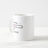 Mug Chargement Tante ETA 2022 Faire-part bébé (Devant gauche)