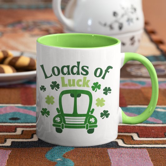 Mug Charges de chance Camion de la Saint Patrick