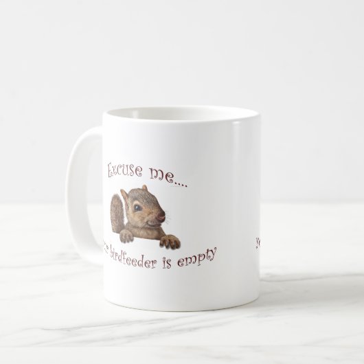 Mug Chargeur d'oiseaux vide (Devant gauche)