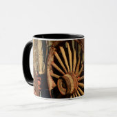 Mug Chariot antique de train de mule (Devant gauche)