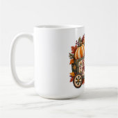 Mug Chariot de citrouilles automnales Patch Parfait (Gauche)