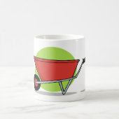 Mug Chariot de jardin à roue rouge (Centre)