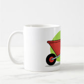 Mug Chariot de jardin à roue rouge (Gauche)