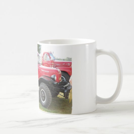 Mug Chariot rouge de puissance de Dodge (Droite)