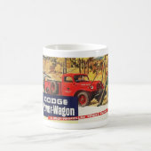 Mug Chariot vintage rouge de puissance de Dodge (Centre)