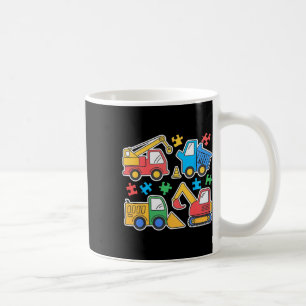Mug Chariots de construction Excavateur Sensibilisatio