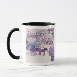 Mug Chariots de foin, marché de Cumberland (huile sur