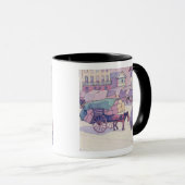 Mug Chariots de foin, marché de Cumberland (huile sur (Devant droit)