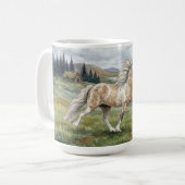 Mug Charismatic Pinto Icelandic Mare watercolor (Devant gauche)