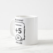 Mug Charisme de Donjons et Dragons (Devant gauche)
