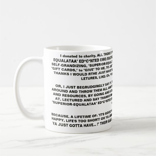 MUG "CHARITÉ" (Gauche)