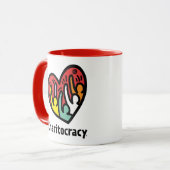 Mug Charitocratie Musique de la caféine (Devant gauche)