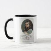 Mug Charlemagne (747-814), roi de la France, a gravé (Gauche)
