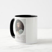 Mug Charlemagne (747-814), roi de la France, a gravé (Devant gauche)