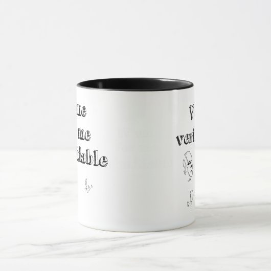 Mug Charles Aznavour, T-shirt Formidable/Véritable (Centre)