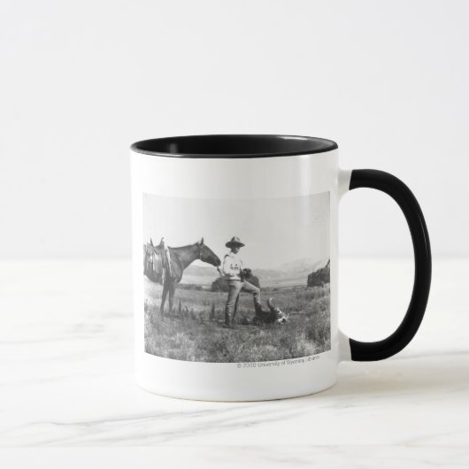Mug Charles Belden avec le cheval et le crâne (Droite)