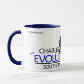 Mug Charles Darwin "visite d'évolution" (tasse/Stein) (Gauche)