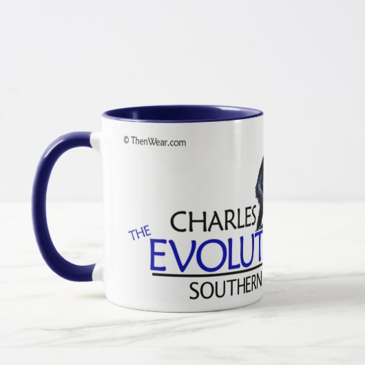 Mug Charles Darwin "visite d'évolution" (tasse/Stein) (Gauche)