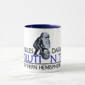 Mug Charles Darwin "visite d'évolution" (tasse/Stein) (Centre)