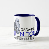Mug Charles Darwin "visite d'évolution" (tasse/Stein) (Devant droit)