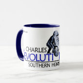 Mug Charles Darwin "visite d'évolution" (tasse/Stein) (Devant gauche)