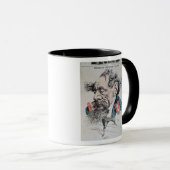 Mug Charles Dickens à cheval sur la Manche (Devant droit)